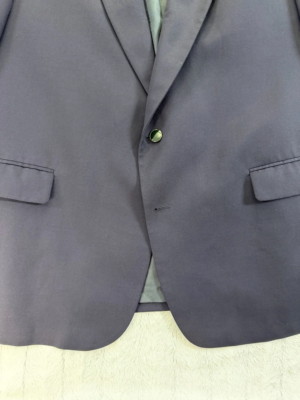 Vintage RSM Rochester Special Man 100% pure wool navy blazer big & tall
